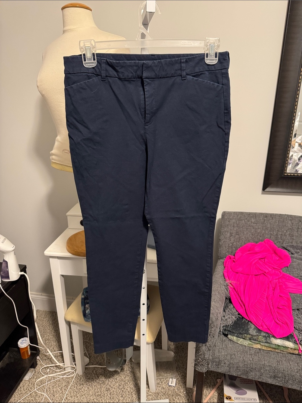 Old Navy womens Navy Blue Chinos
